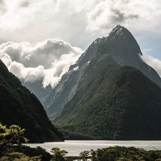 View of sound and Mitre Peak