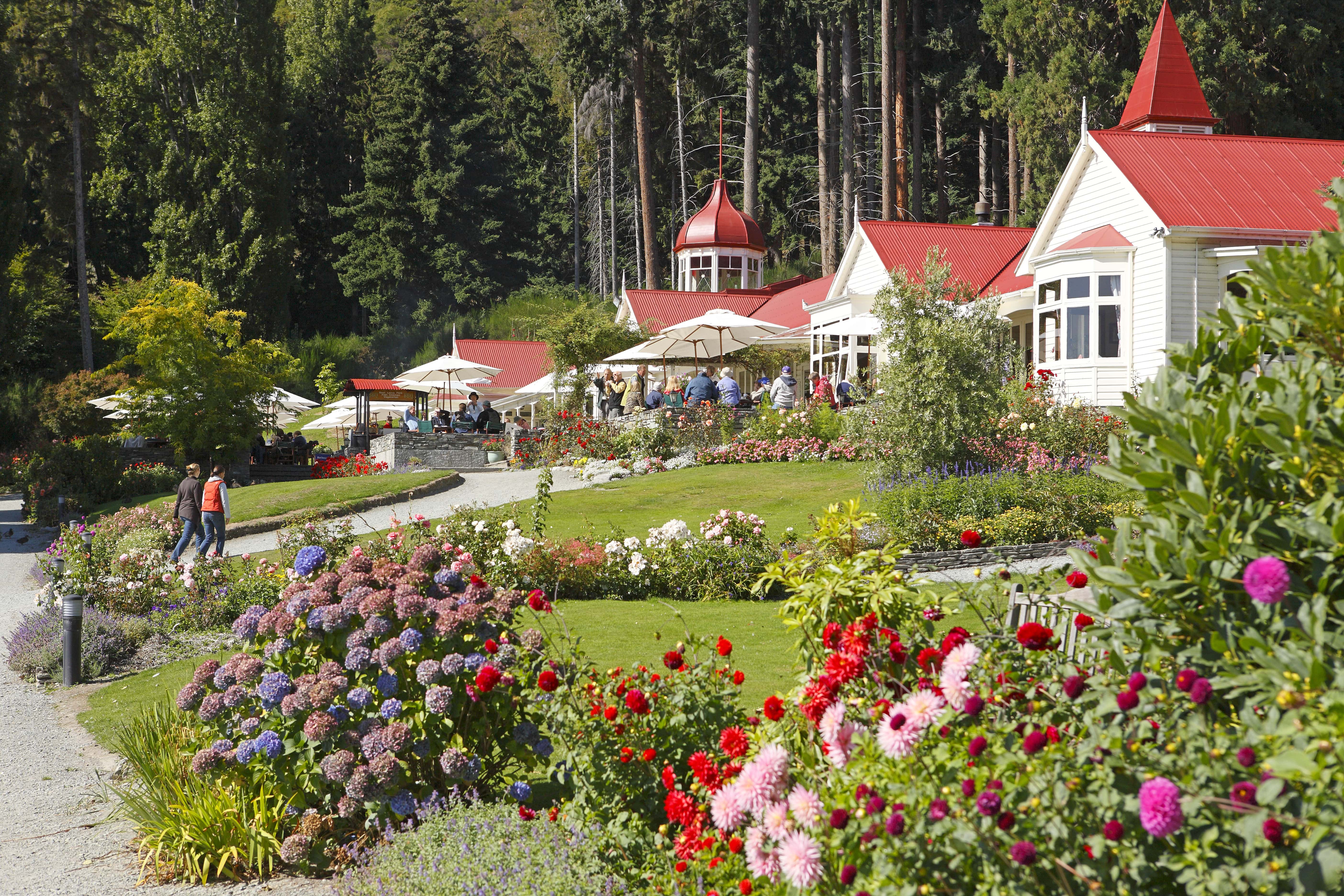 Colonel's Homestead and gardens at Walter Peak High Country Farm