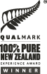 Winner of the Qualmark Pure Experience Award
