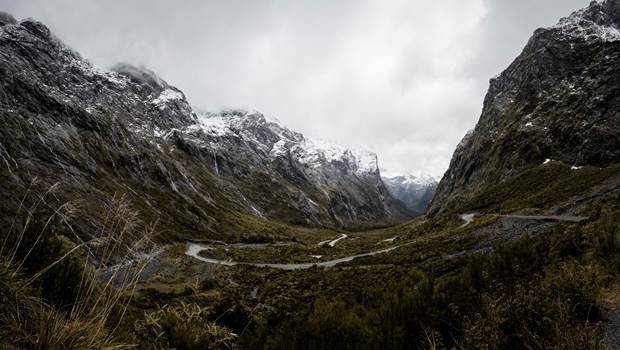 Coach journey over Milford Road